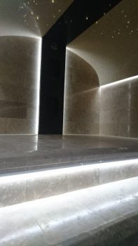 Освещение в хаммаме, объект в Карасьеозёрском-2